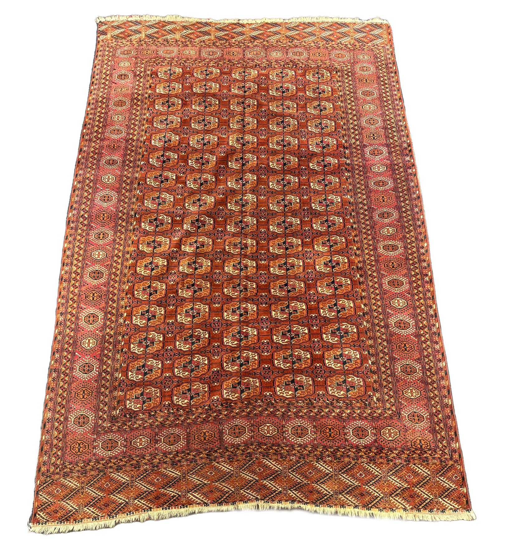 A Turkoman Tekke carpet, 19th century, 360 x 230cm